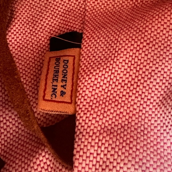 Vintage Dooney & Bourke Small Double Pocket Monogram Doctor Bag Satchel - Picture 8 of 16